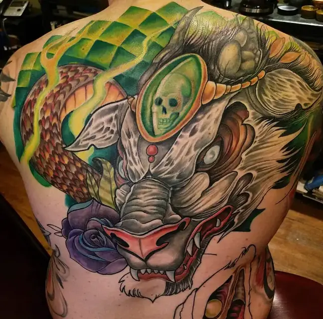 Tattoo by Scott Sheene (Color)