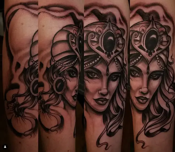 Tattoo by Scott Sheene (Black & Grey)