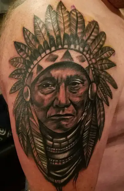 Tattoo by Scott Sheene (Black & Grey)