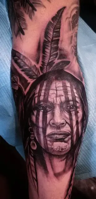 Tattoo by Scott Sheene (Black & Grey)