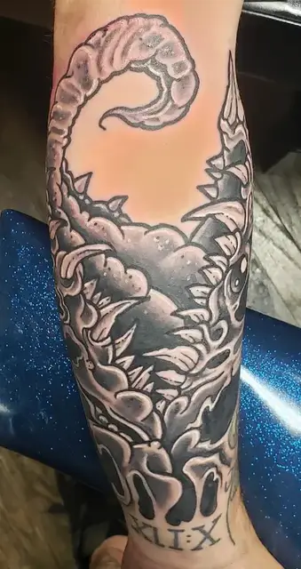 Tattoo by Trace Goodwin (Black & Grey)