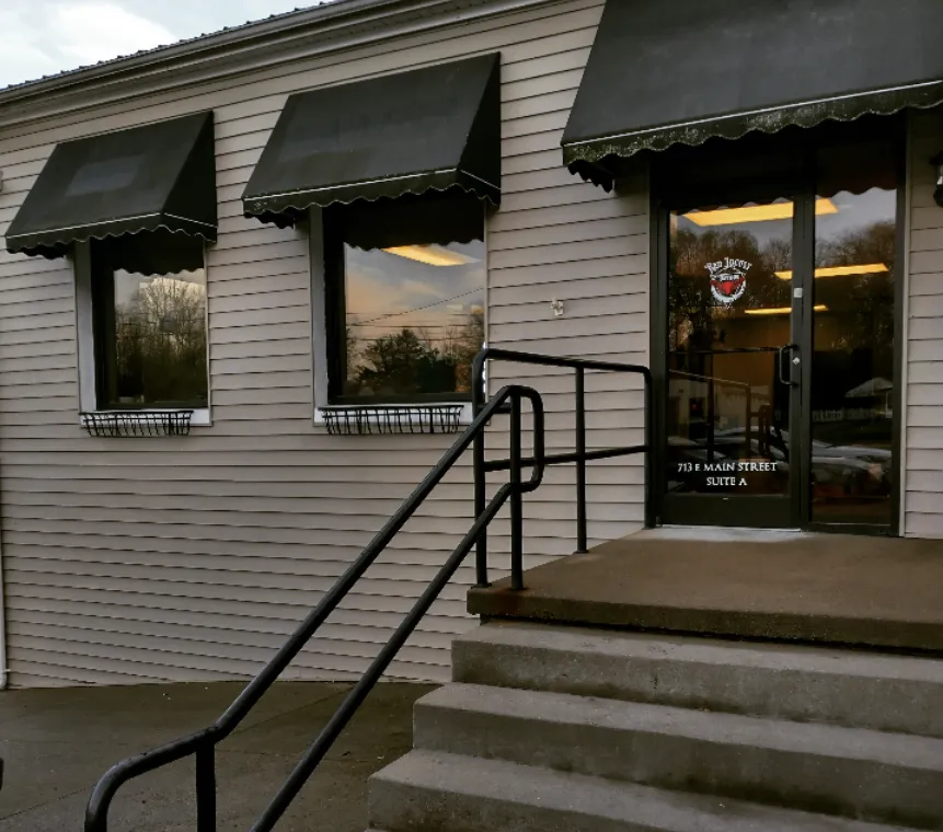 Red Locust Tattoo storefront at 713 E Main Street, Suite A