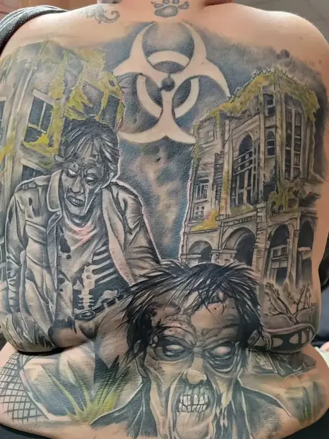 Tattoo by Scott Sheene (Black & Grey)