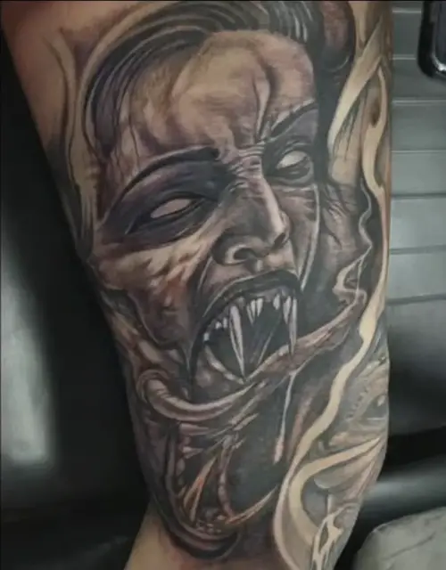 Tattoo by Scott Sheene (Black & Grey)