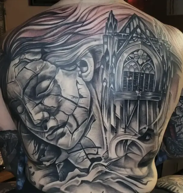 Tattoo by Scott Sheene (Black & Grey)